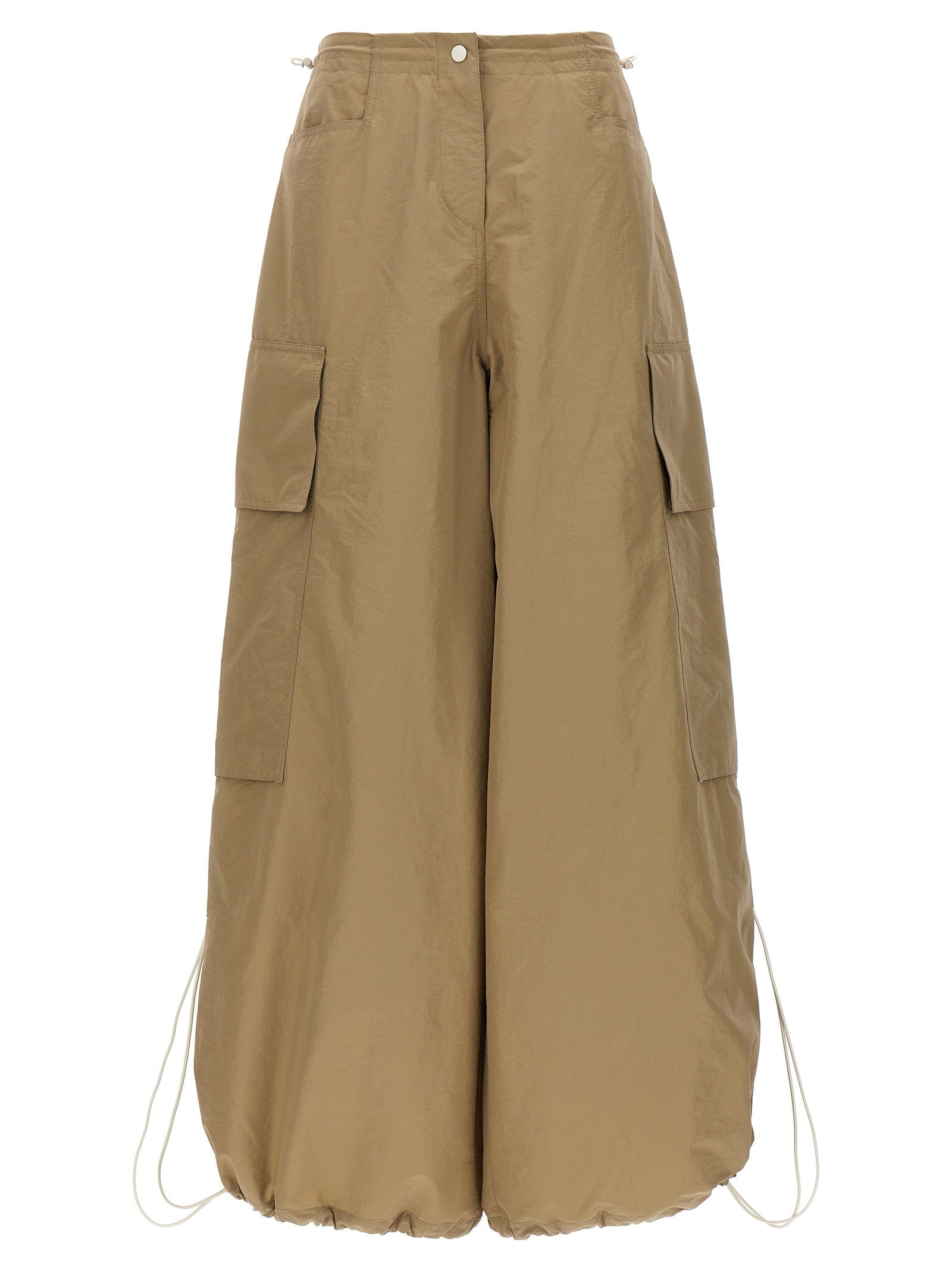 Palm Angels Style Parachute Pant 85 Olive detail 2