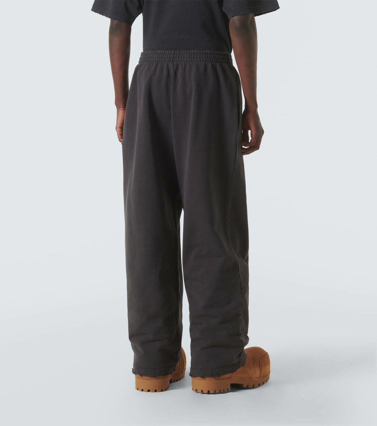 Balenciaga Style Sweatpant 86 Chocolate detail 2