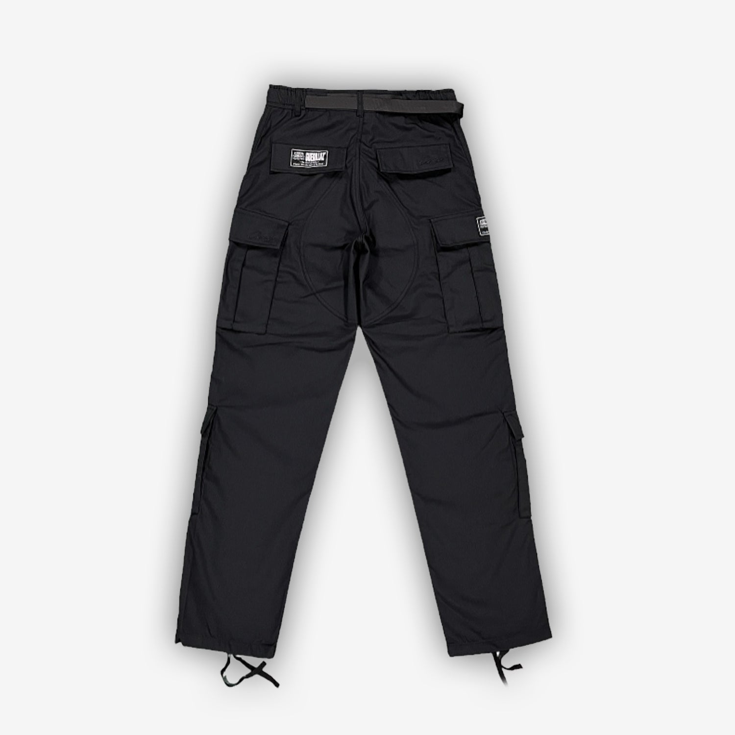 Corteiz Style Guerillaz Cargo Triple Black detail 2