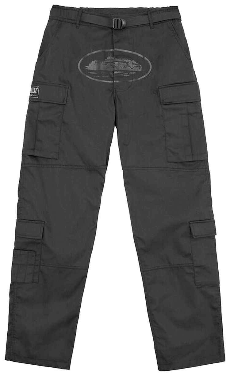 Corteiz Style Guerillaz Cargo Triple Black detail 3