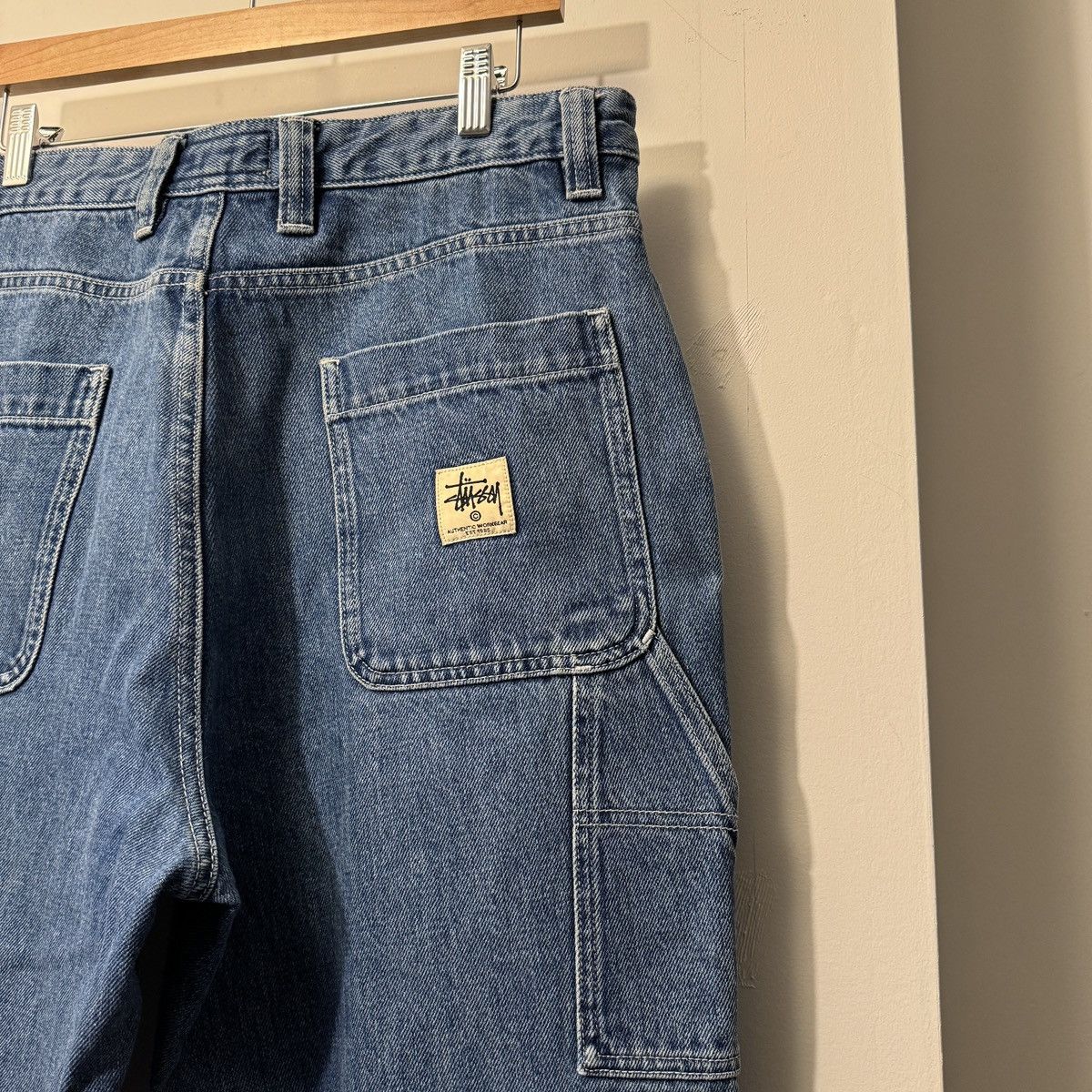 Stussy Style Double-Knee Work Pant 232 Sand detail 2