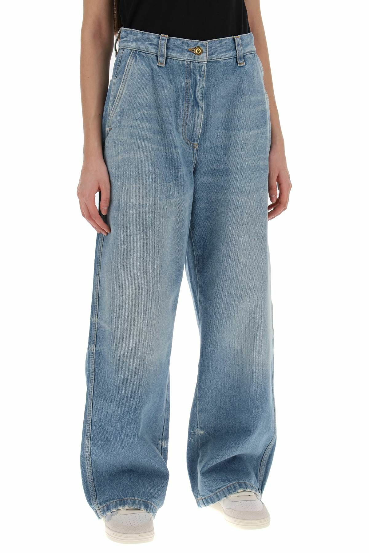 Palm Angels Style Denim Wide Leg 93 Vintage Wash detail 3