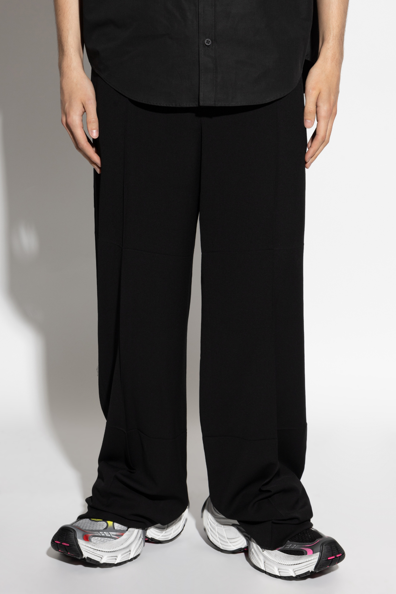Balenciaga Style Pleated Trouser 96 Sand detail 3