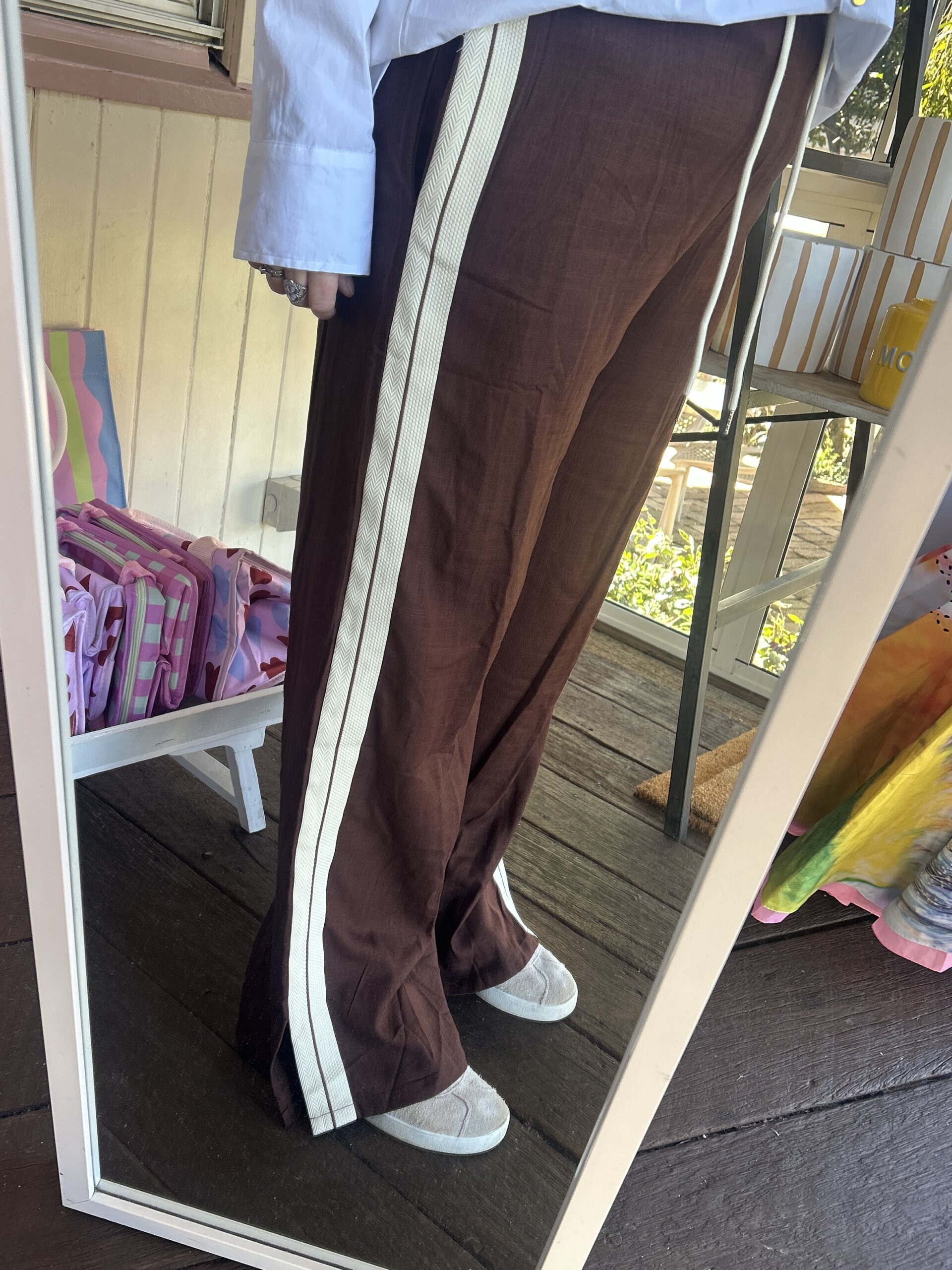 ALD Style Track Pant 97 Chocolate detail 4