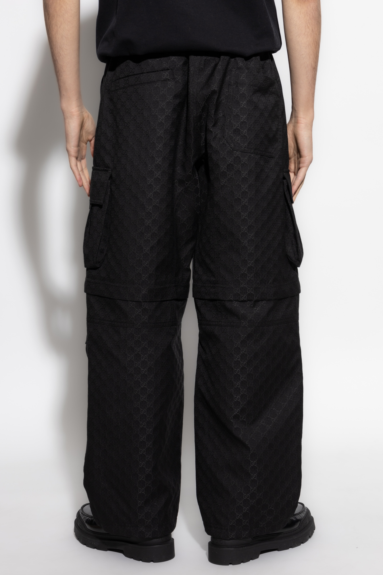 Gucci Style Cargo Pant 98 Black detail 3
