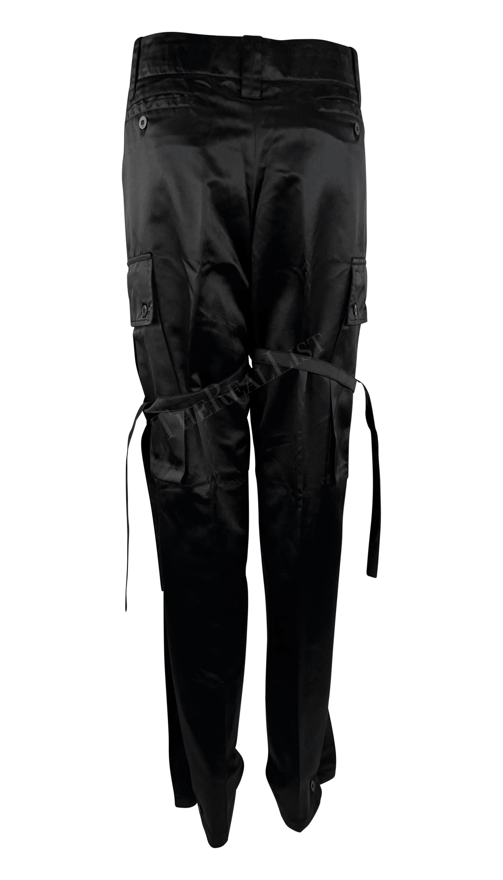 Gucci Style Cargo Pant 98 Black detail 4