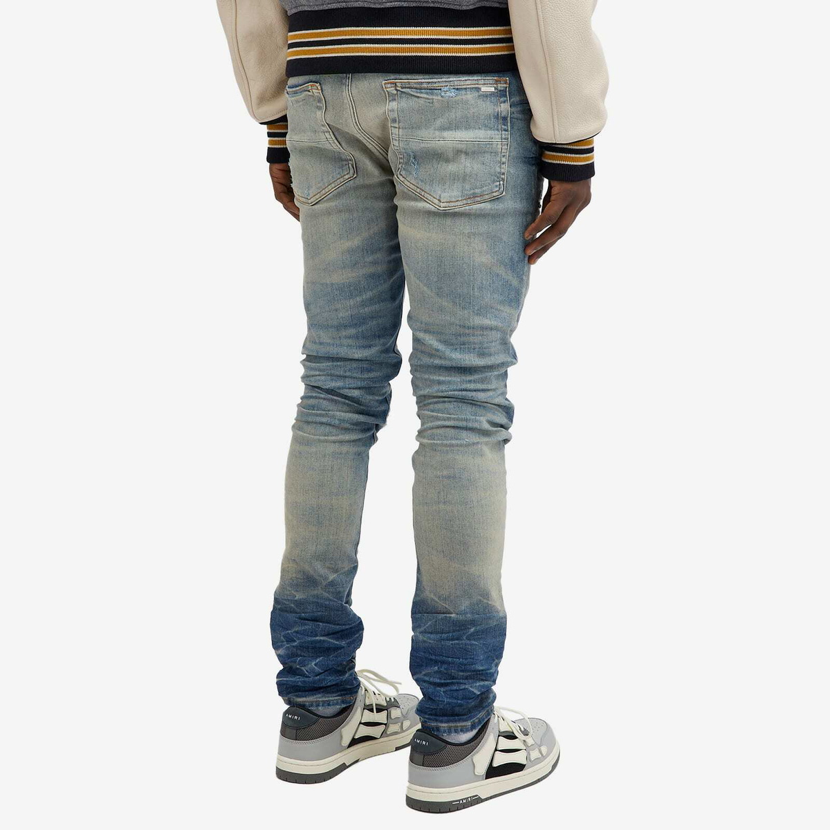 Amiri Style MX1 Bandana Patch Jean Vintage Indigo detail 3
