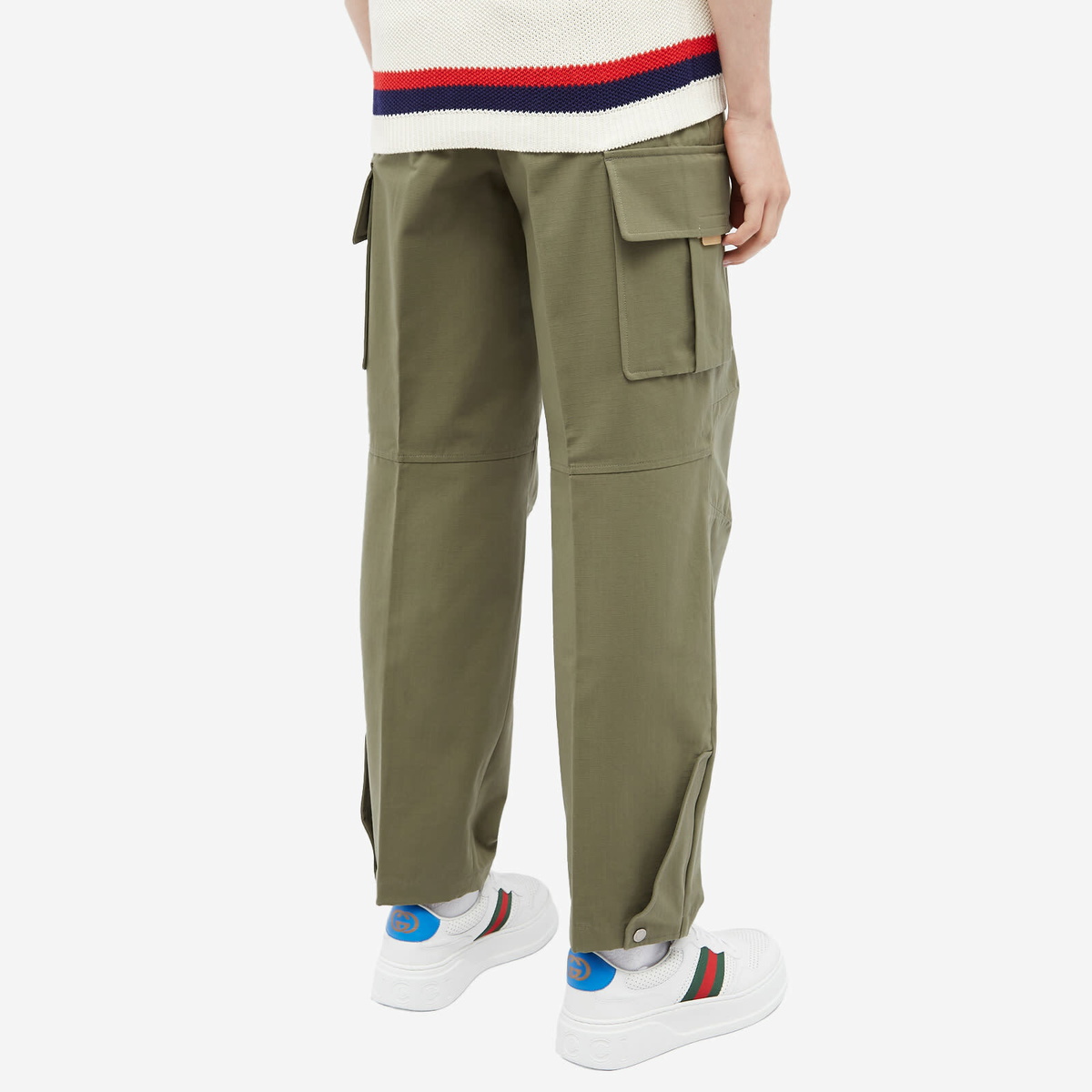 Gucci Style Utility Pant 108 Sage detail 2