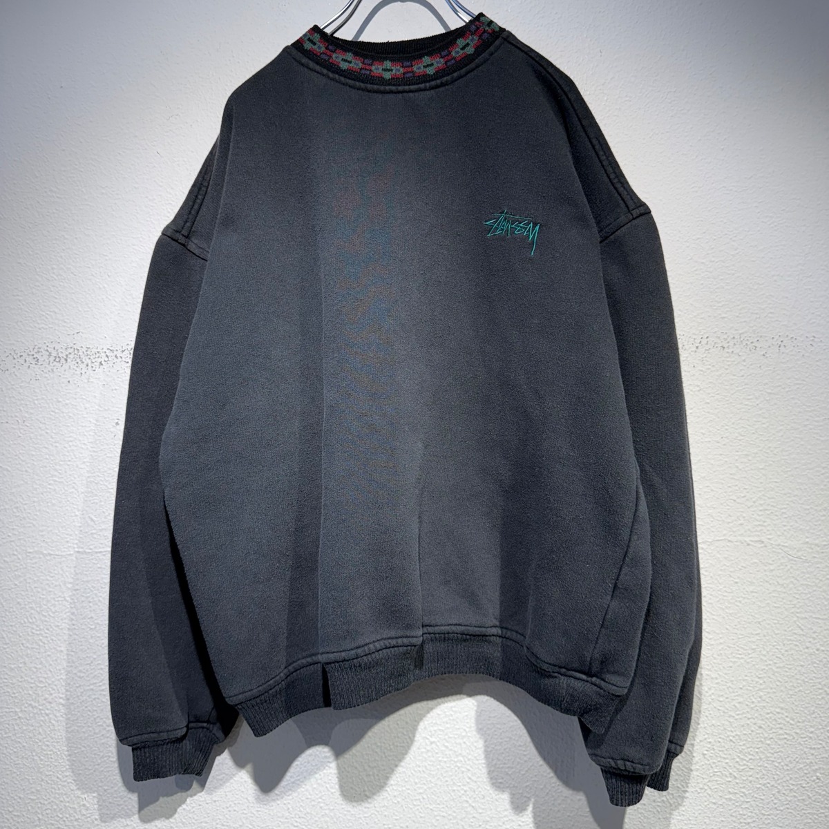 Stussy Style Sweat Short 112 Vintage Wash detail 4