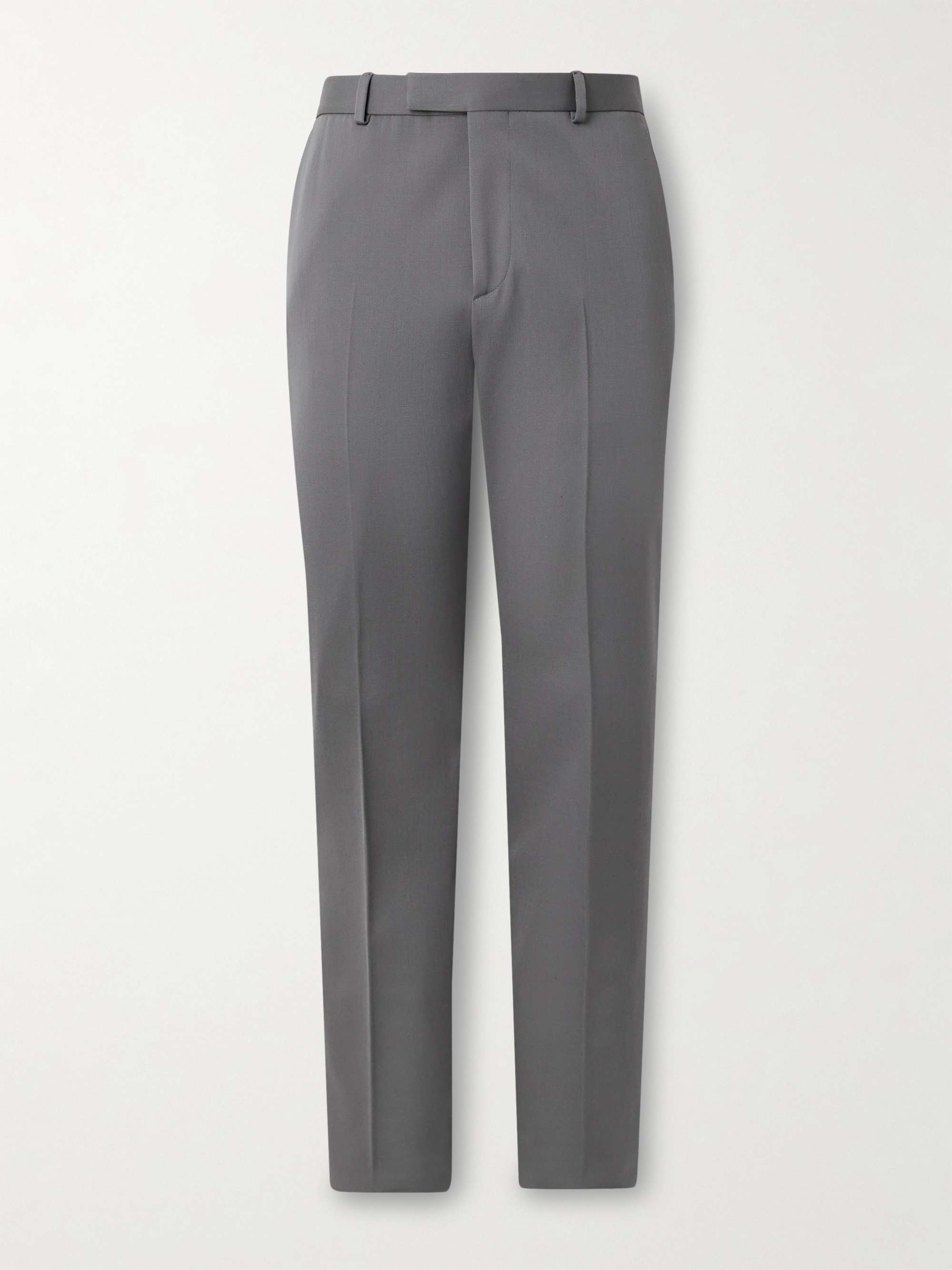 Gucci Style Wool Trouser 113 Cement detail 2