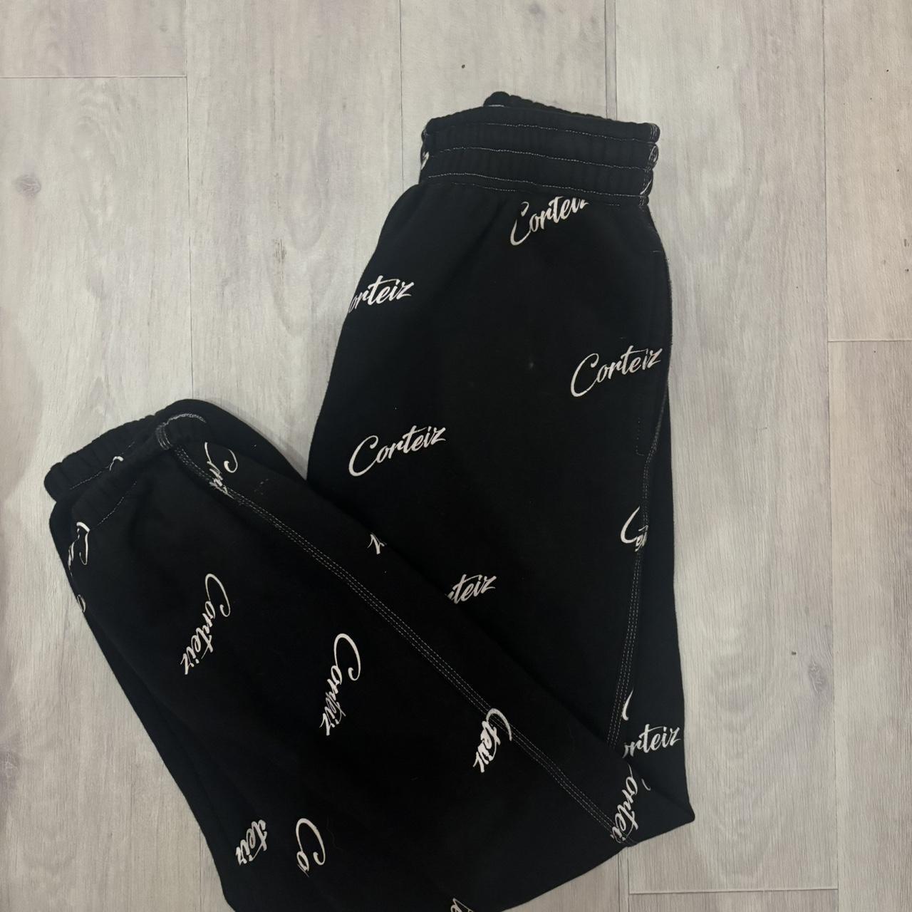 Corteiz Style Fleece Jogger 116 Black detail 2