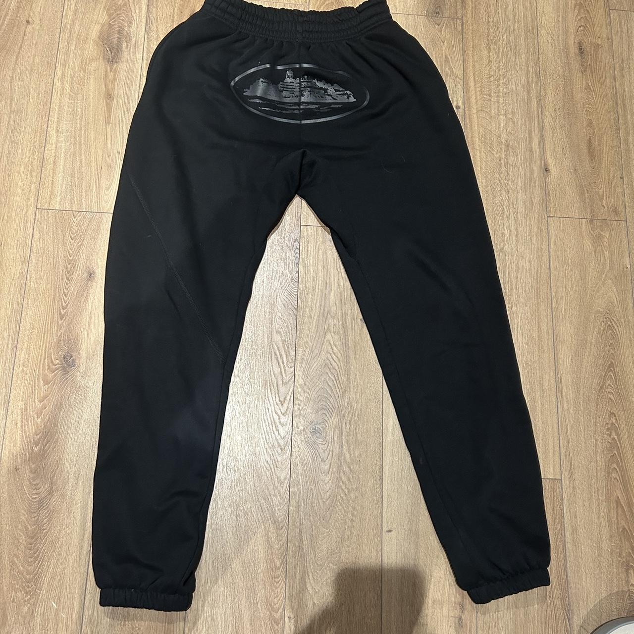 Corteiz Style Fleece Jogger 116 Black detail 3