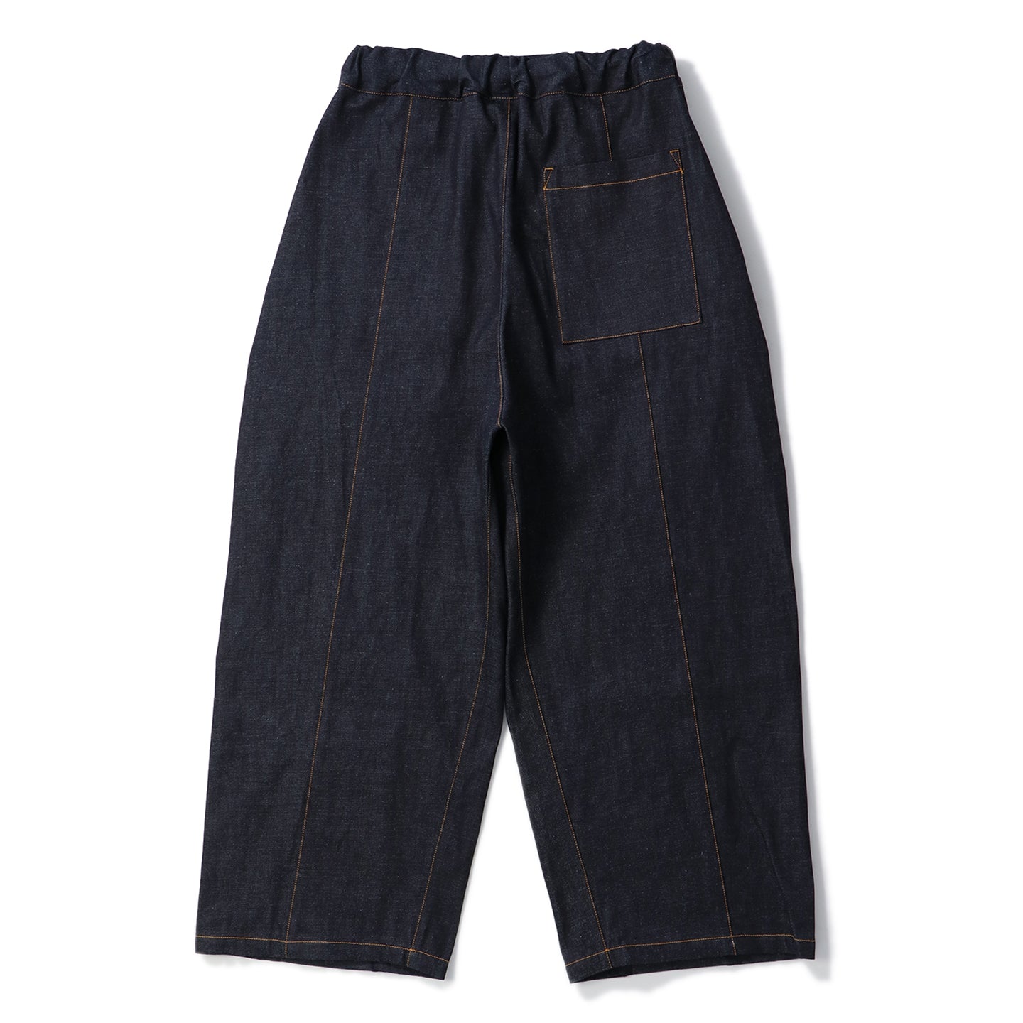 Essentials Style Pleated Trouser 117 Raw Denim detail 2
