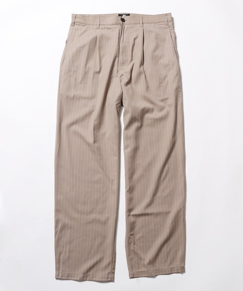 Stussy Style Pleated Trouser 157 Sand detail 2