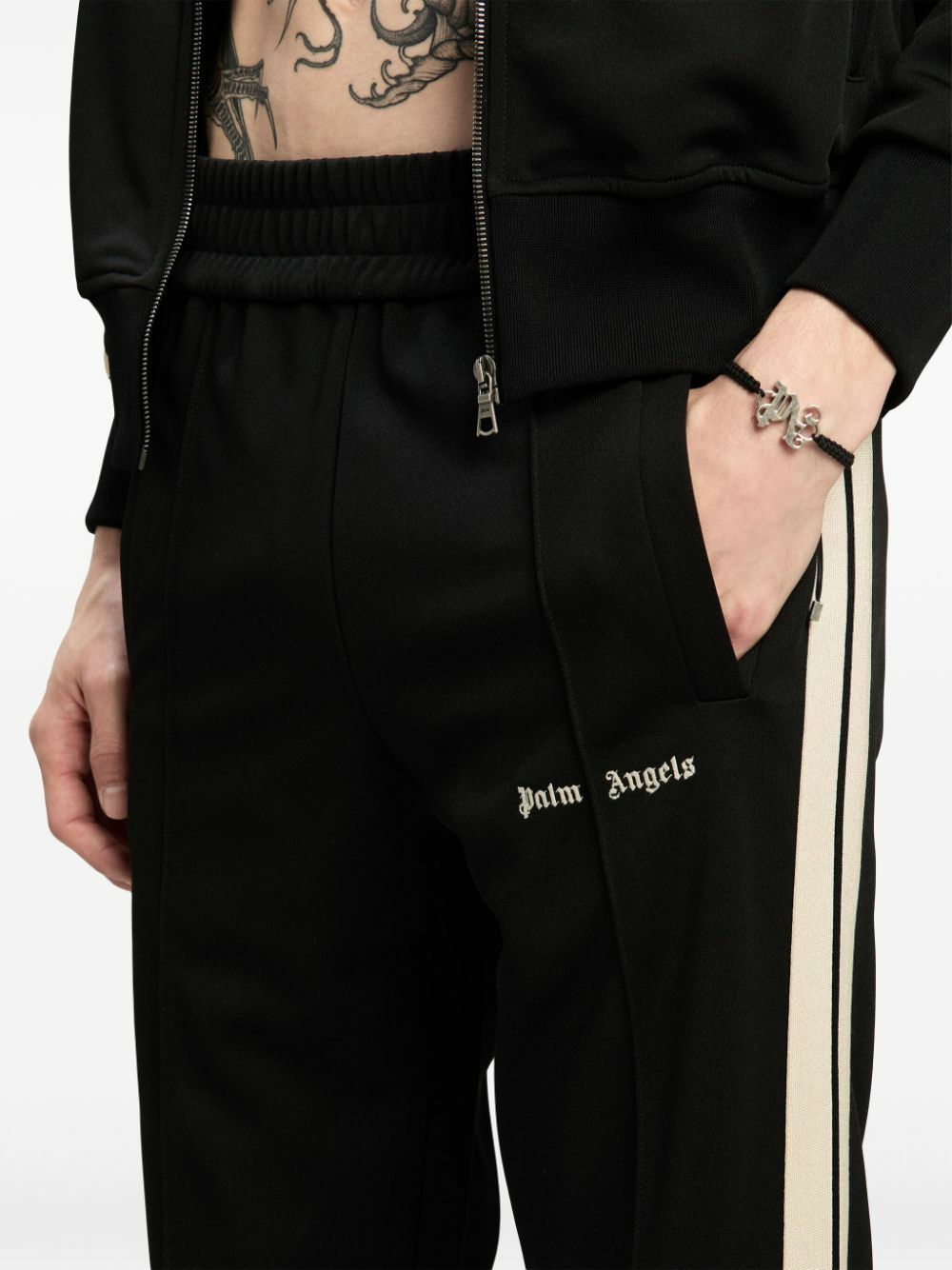 Palm Angels Style Track Pant 129 Charcoal detail 4