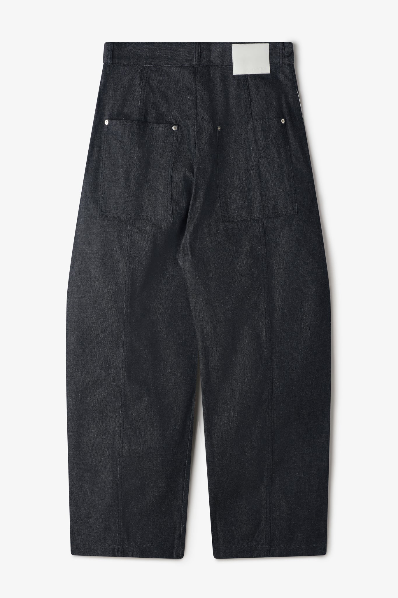 Essentials Style Wool Trouser 134 Raw Denim detail 2