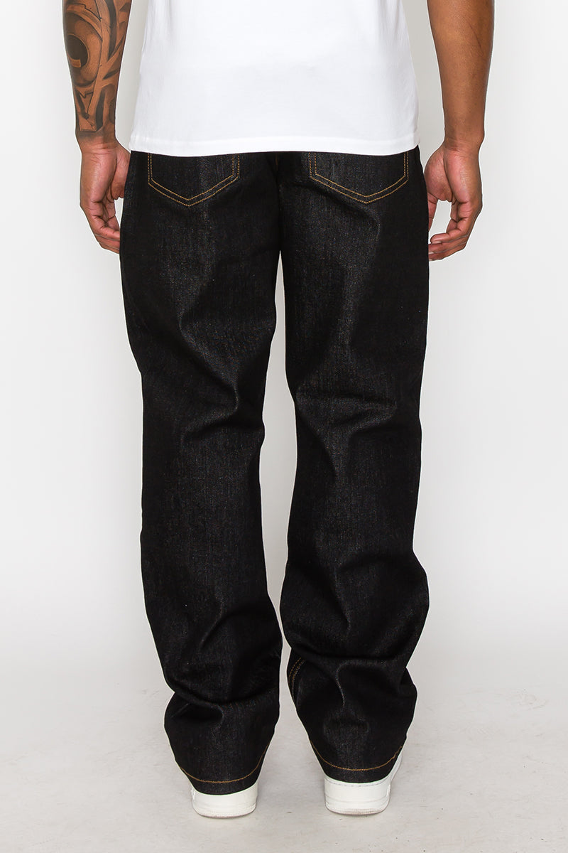 Essentials Style Wool Trouser 134 Raw Denim detail 4