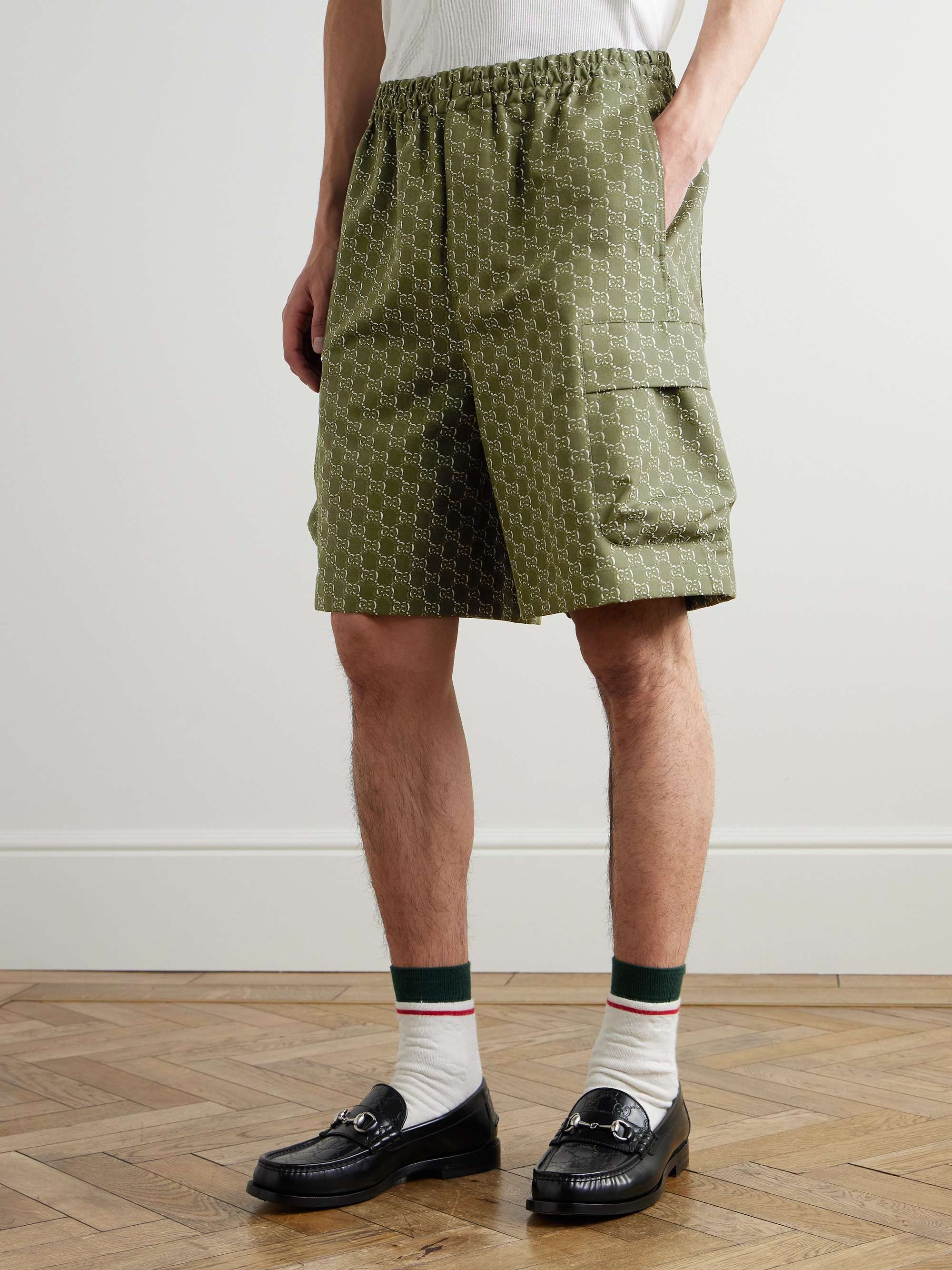 Gucci Style Cargo Short 138 Sage detail 2