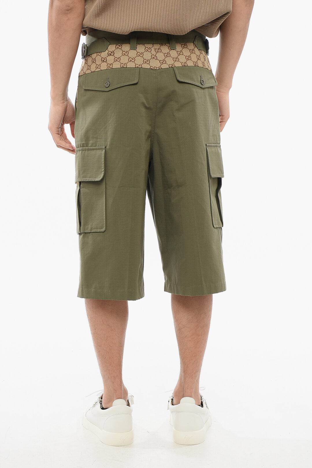 Gucci Style Cargo Short 138 Sage detail 4