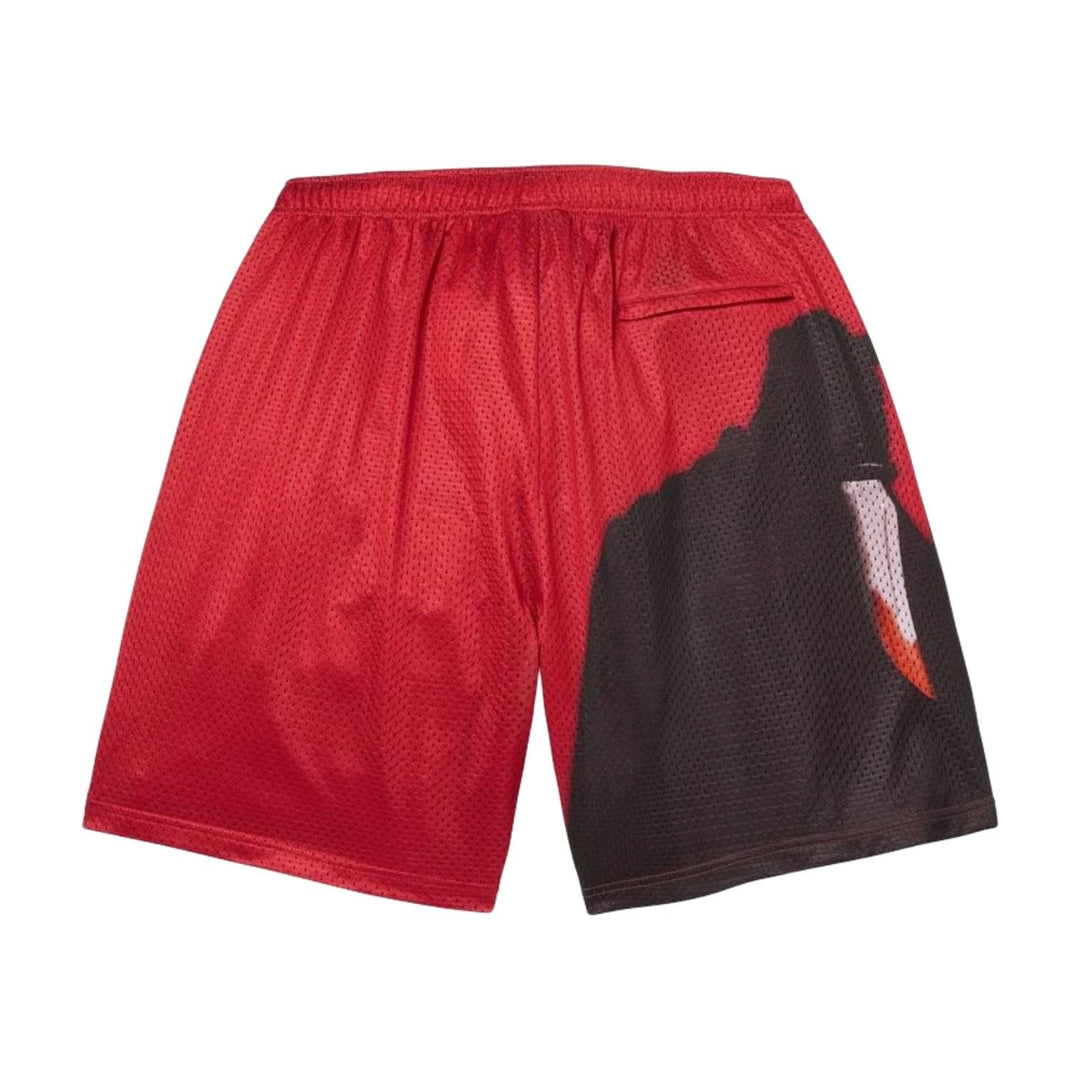 Sup Mesh Basketball Short Red detail 2