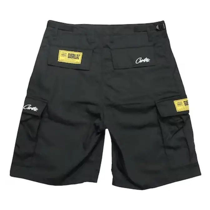 Corteiz Style Cargo Short 140 Black detail 2