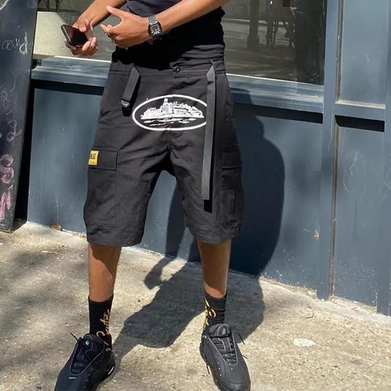Corteiz Style Cargo Short 140 Black detail 3