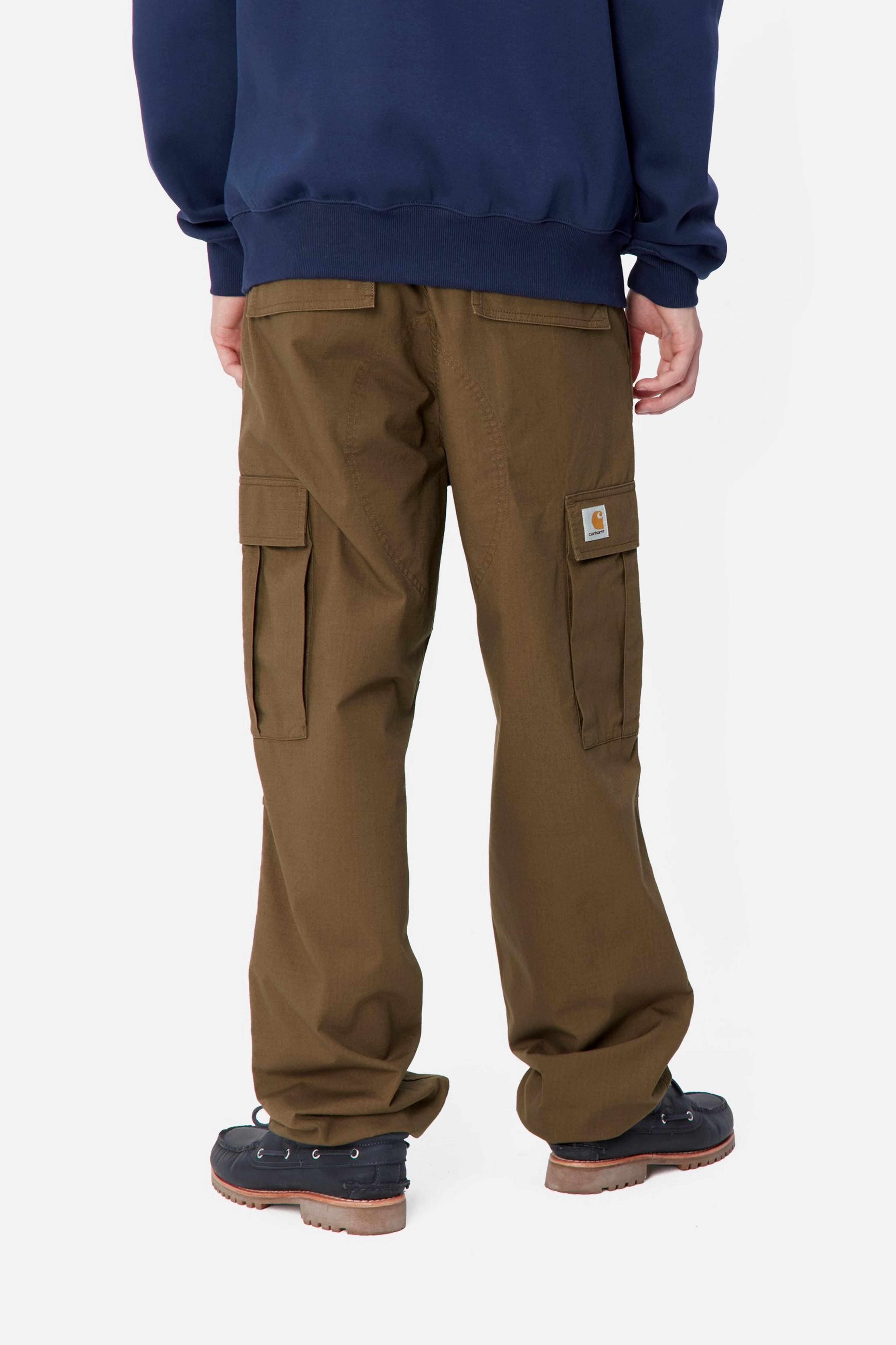 Carhartt Style Cargo Pant 151 Chocolate detail 3
