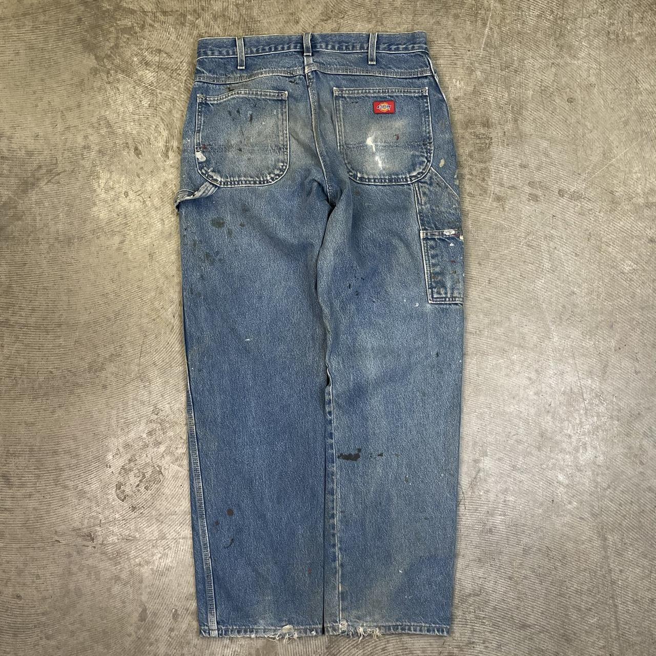 Dickies Style Baggy Denim 154 Vintage Wash detail 3
