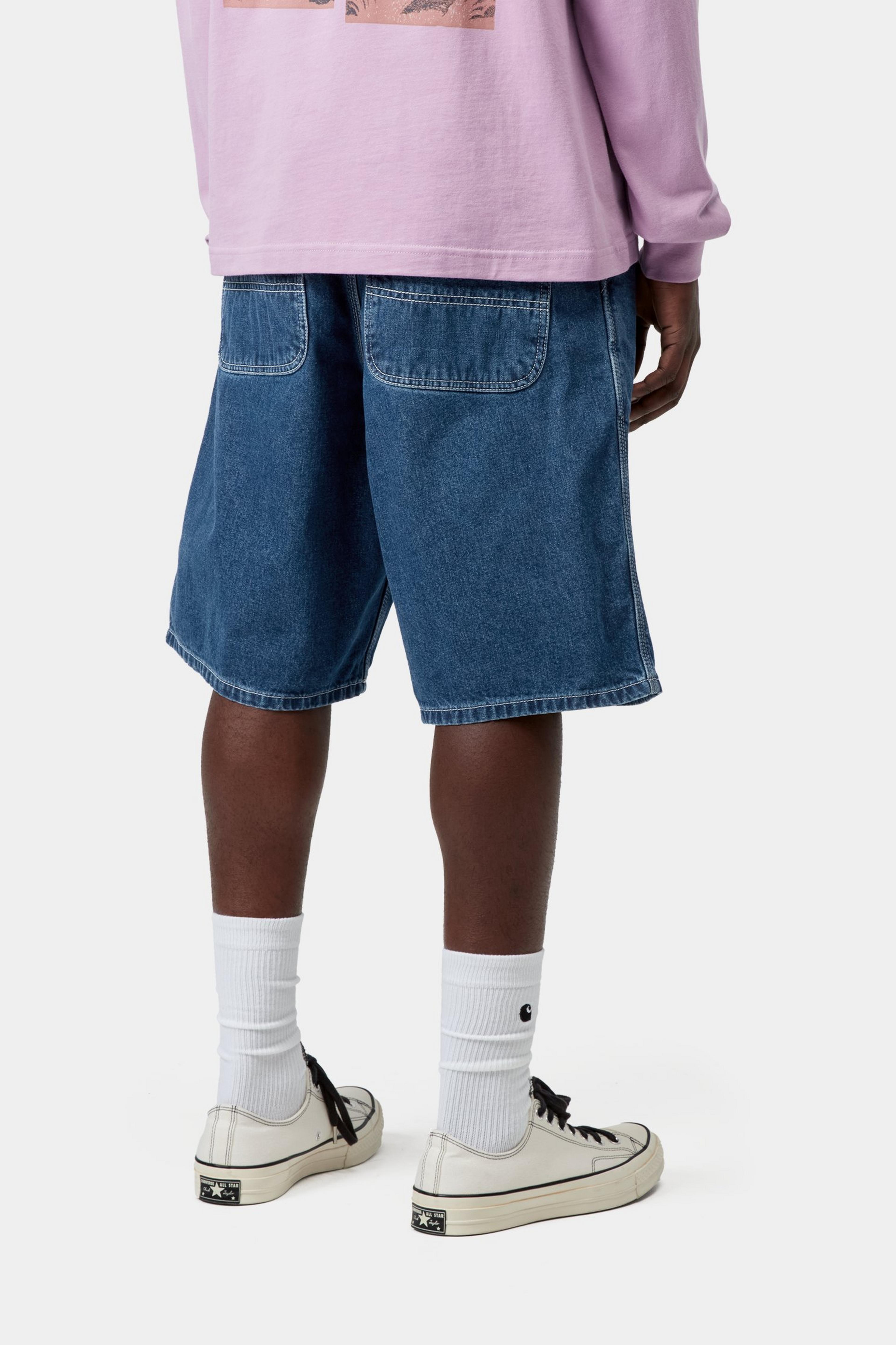 Carhartt Style Sweat Short 156 Stone detail 2