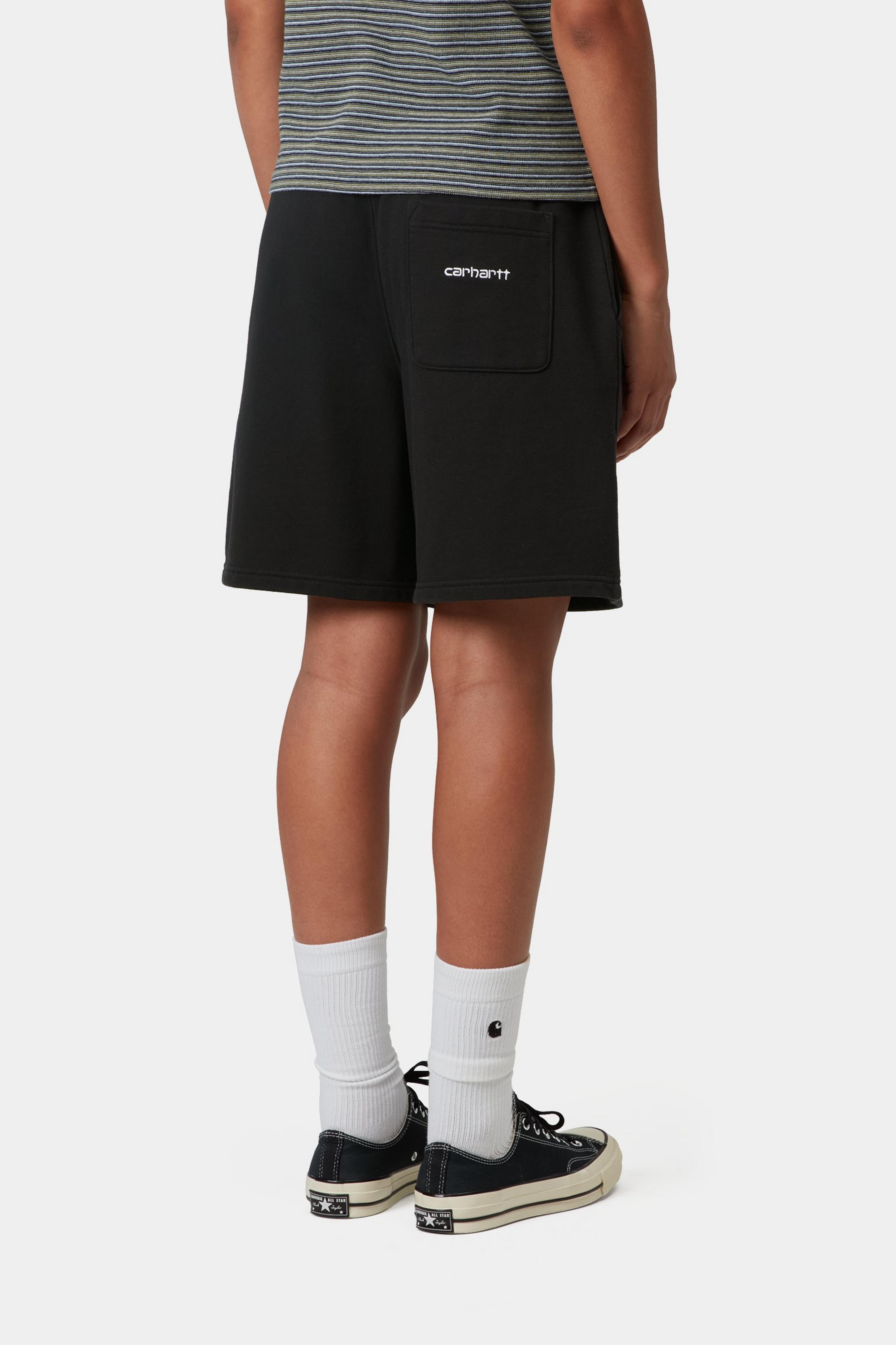 Carhartt Style Sweat Short 156 Stone detail 3