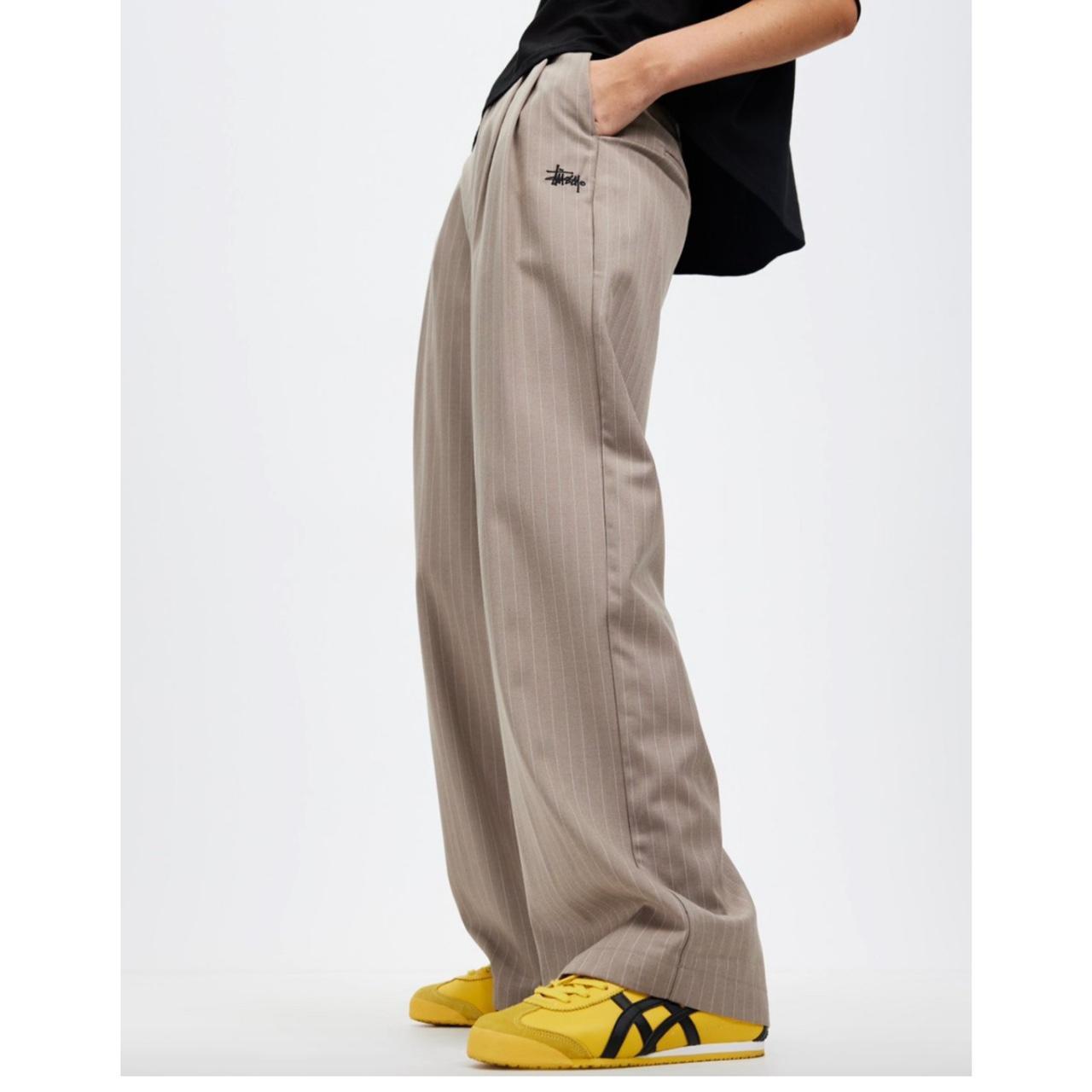 Stussy Style Pleated Trouser 157 Sand detail 3