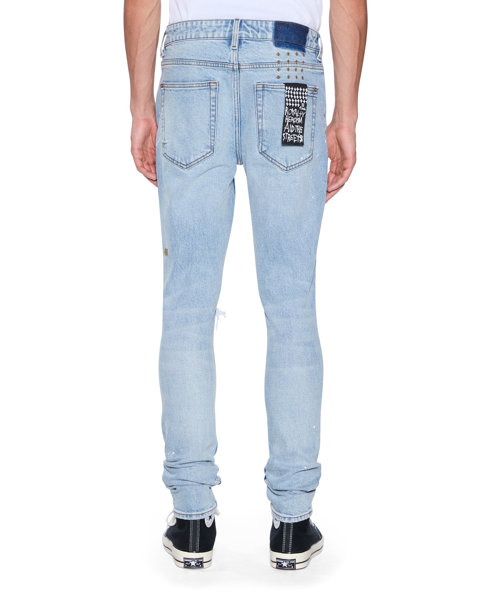 Ksubi Style Van Winkle Skinny Blue detail 3