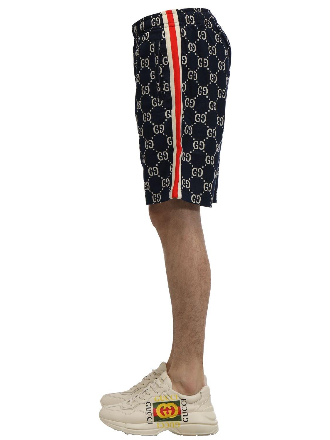 Gucci Style Sweat Short 162 Navy detail 3