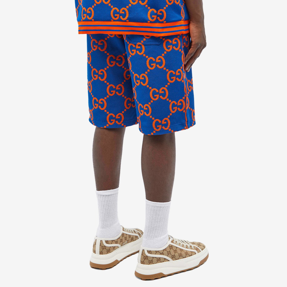 Gucci Style Sweat Short 162 Navy detail 4