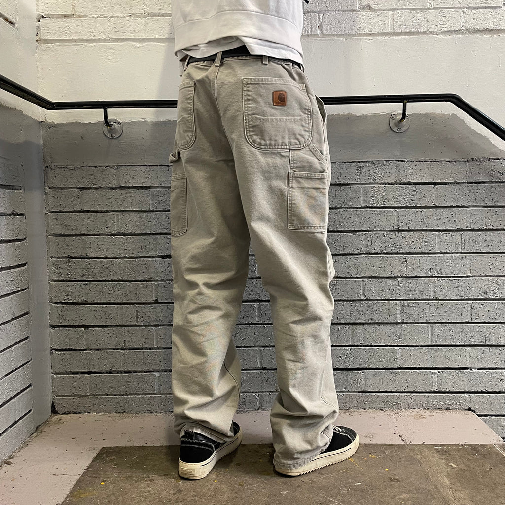 Carhartt Style Pleated Trouser 164 Sand detail 2