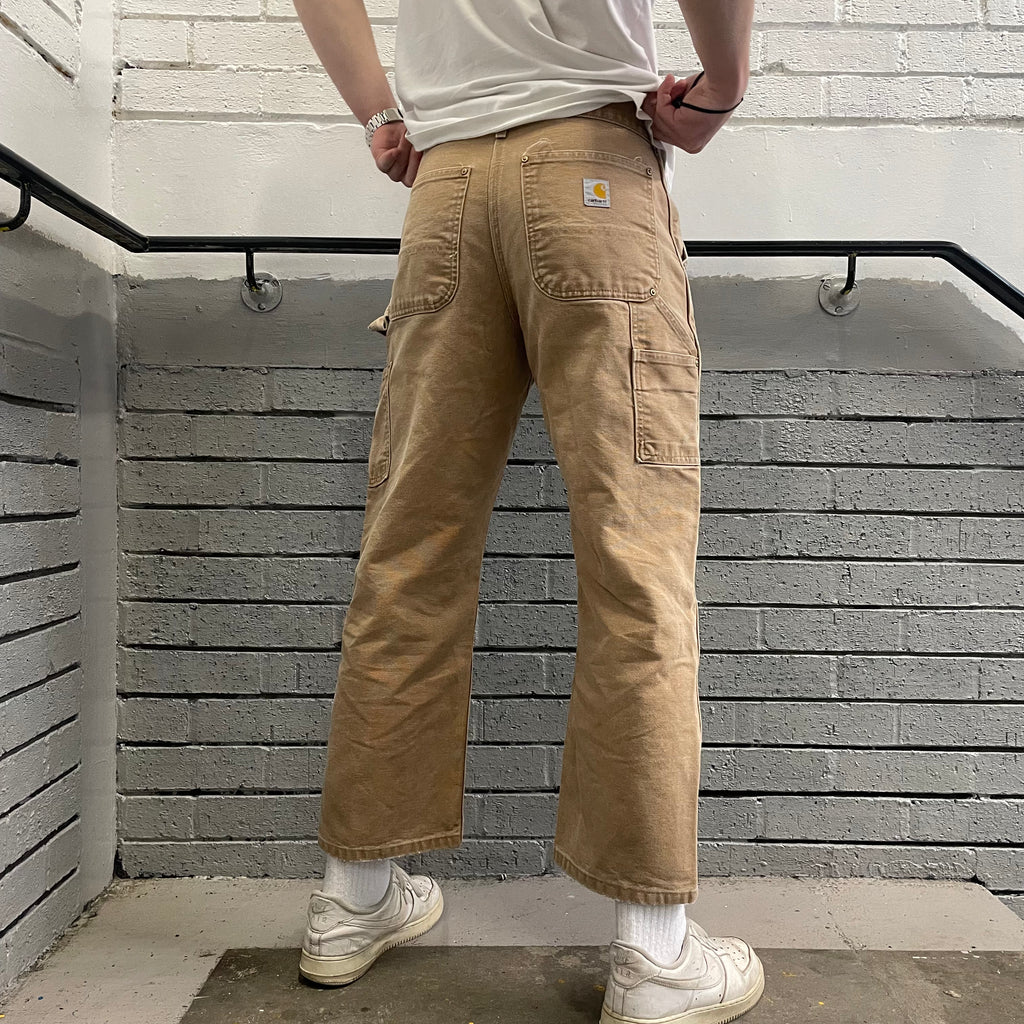 Carhartt Style Pleated Trouser 164 Sand detail 4