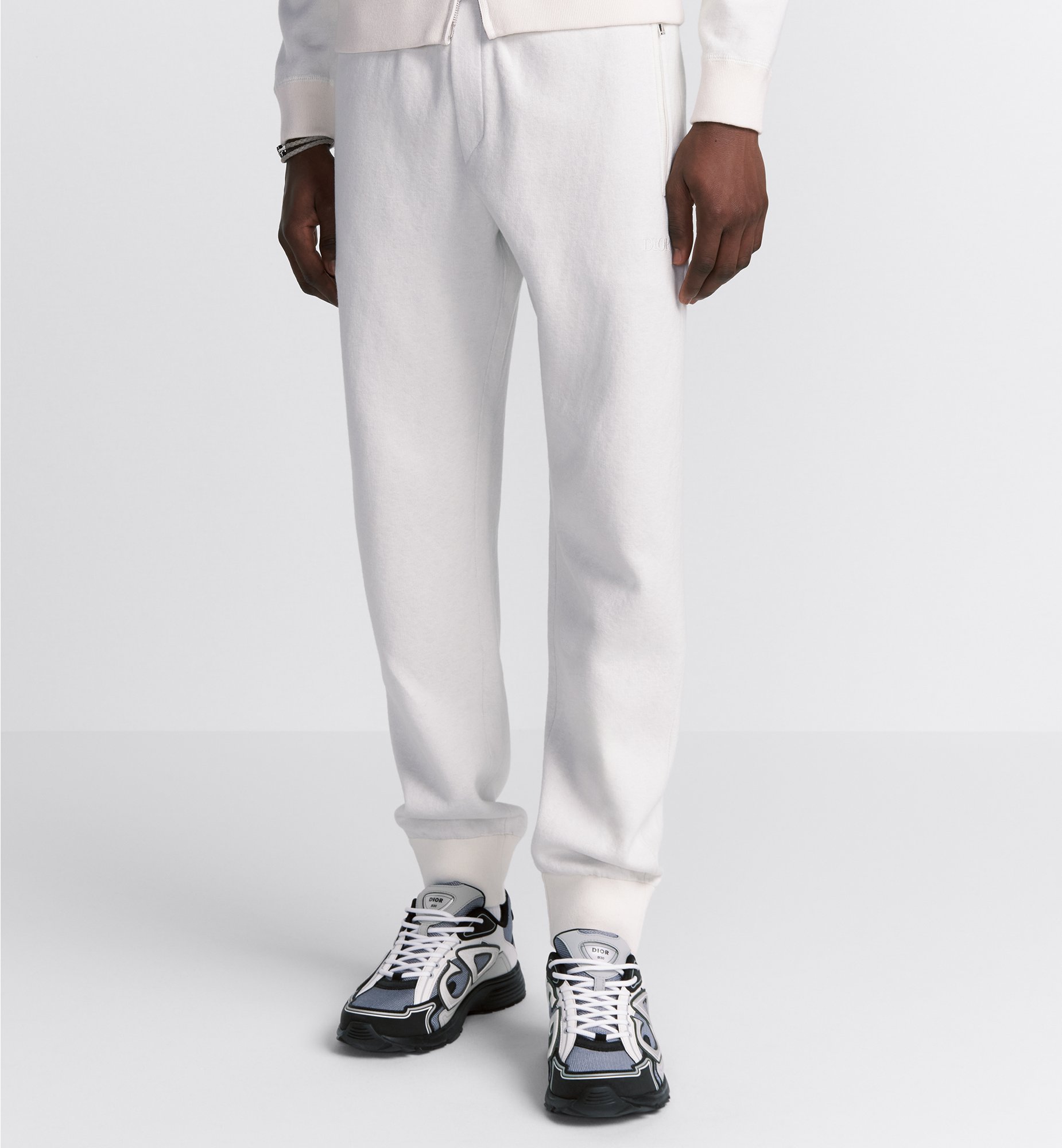 Dior Style Fleece Jogger 166 Bone detail 2