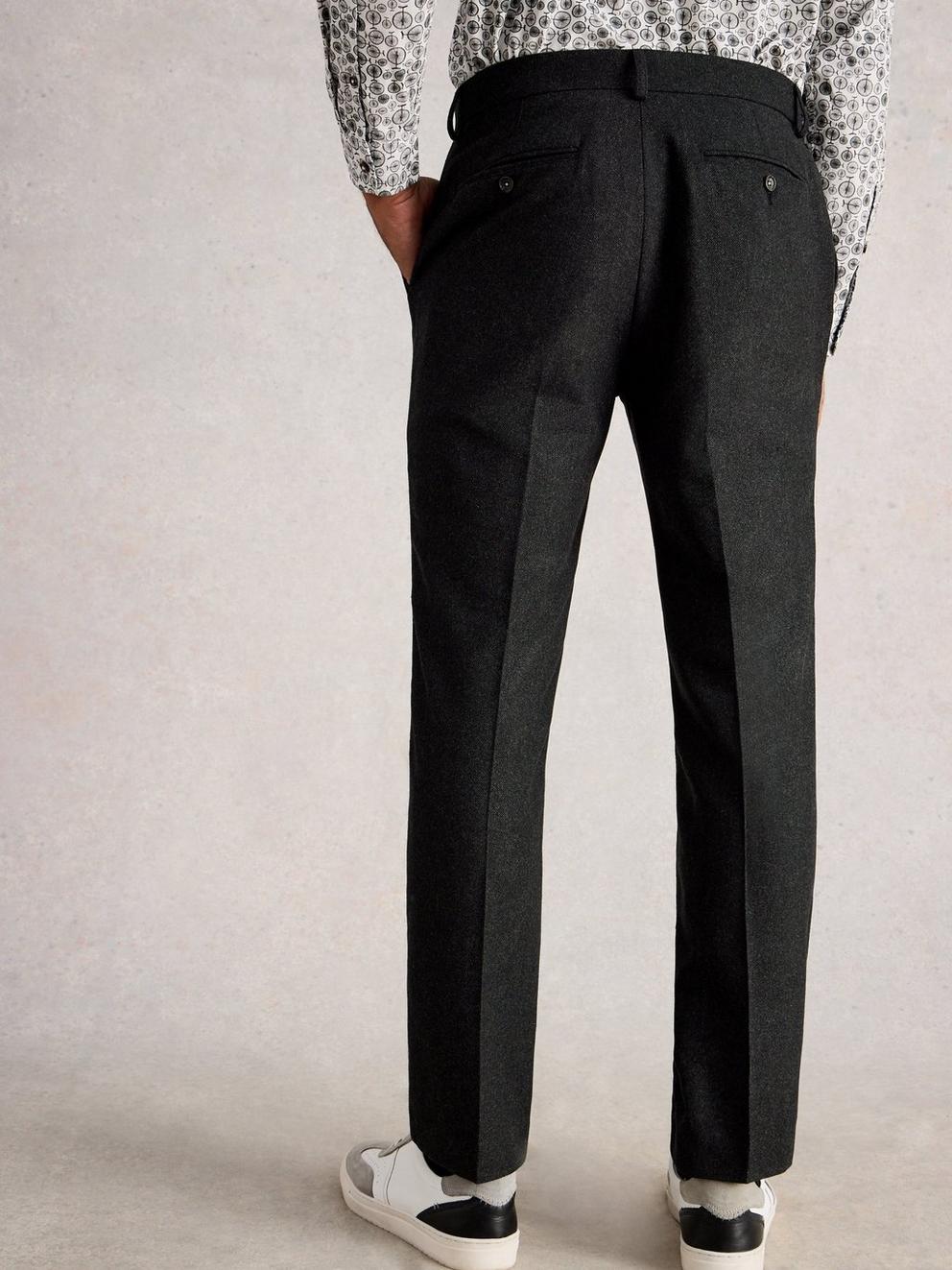 Corteiz Style Wool Trouser 171 Charcoal detail 2
