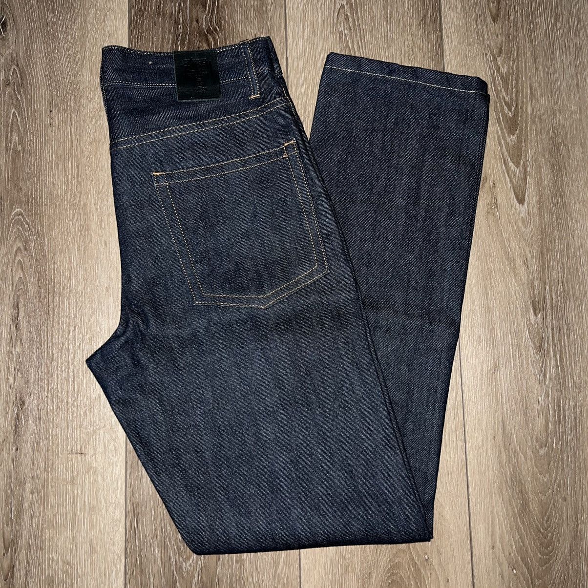 Stussy Style Pleated Trouser 183 Raw Denim detail 4