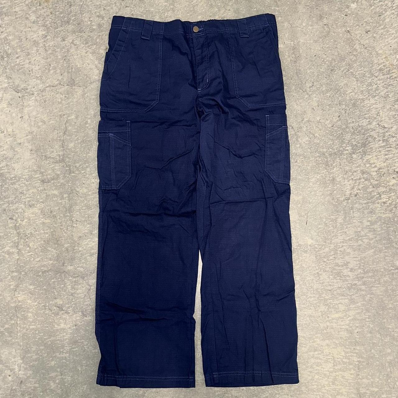 Carhartt Style Parachute Pant 187 Navy detail 3