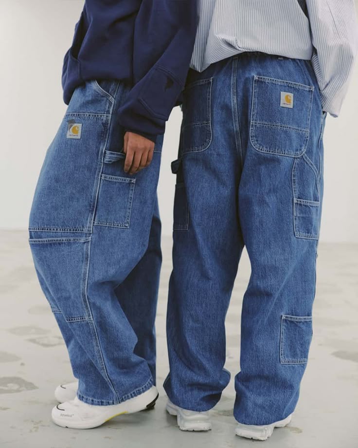 Carhartt Style Baggy Denim 189 Bone detail 4