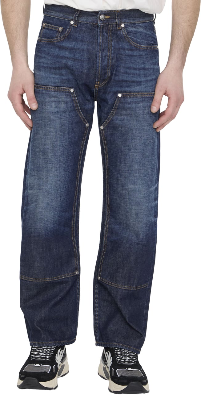 Palm Angels Style 874 Straight Pant 192 Raw Denim detail 3