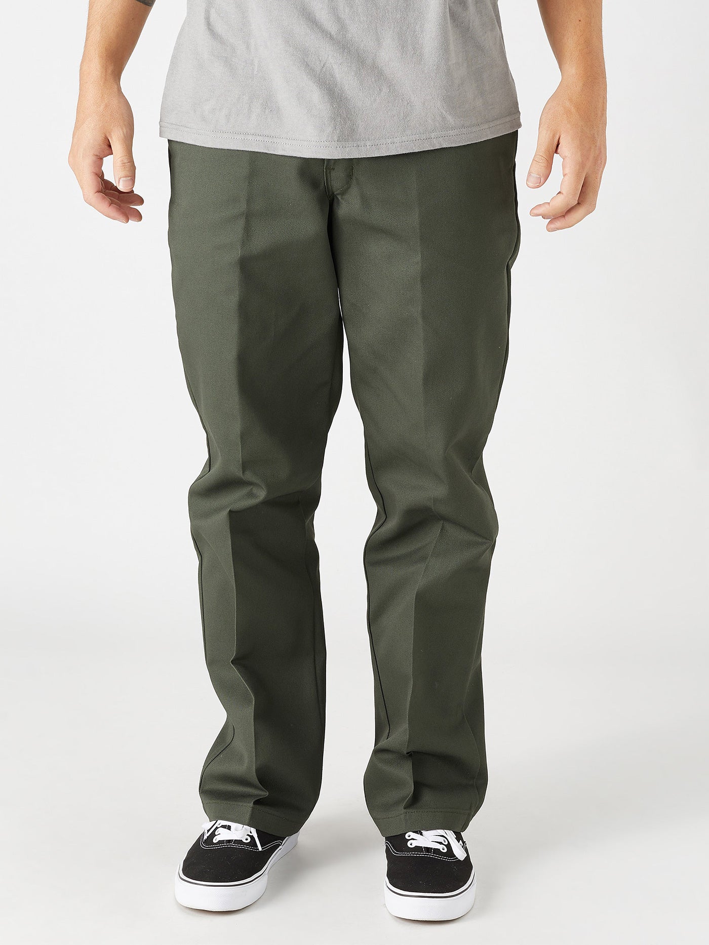 Essentials Style 874 Straight Pant 195 Olive detail 4