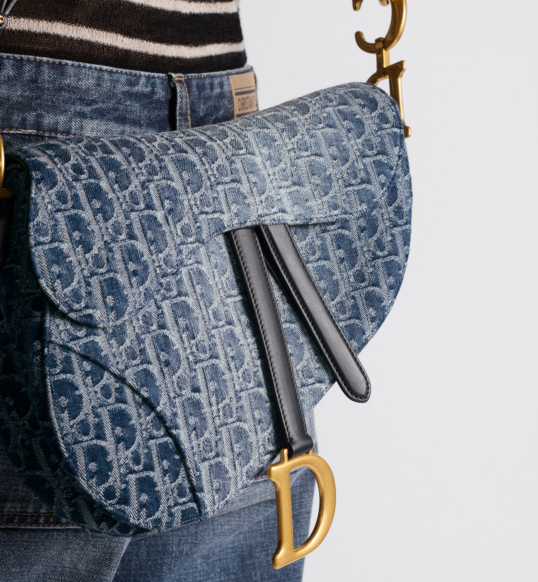 Dior Style Baggy Denim 196 Sage detail 4