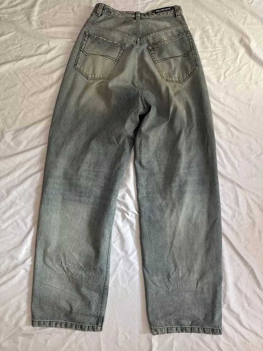 Balenciaga Style Baggy Denim 197 Vintage Wash detail 3
