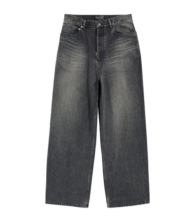 Balenciaga Style Baggy Denim 197 Vintage Wash detail 4