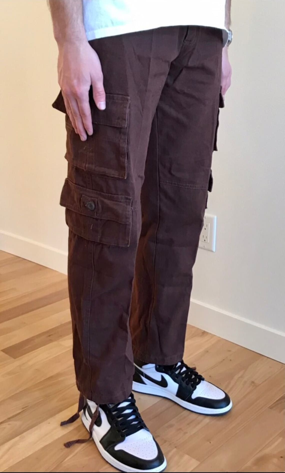 ALD Style Cargo Pant 198 Chocolate detail 2