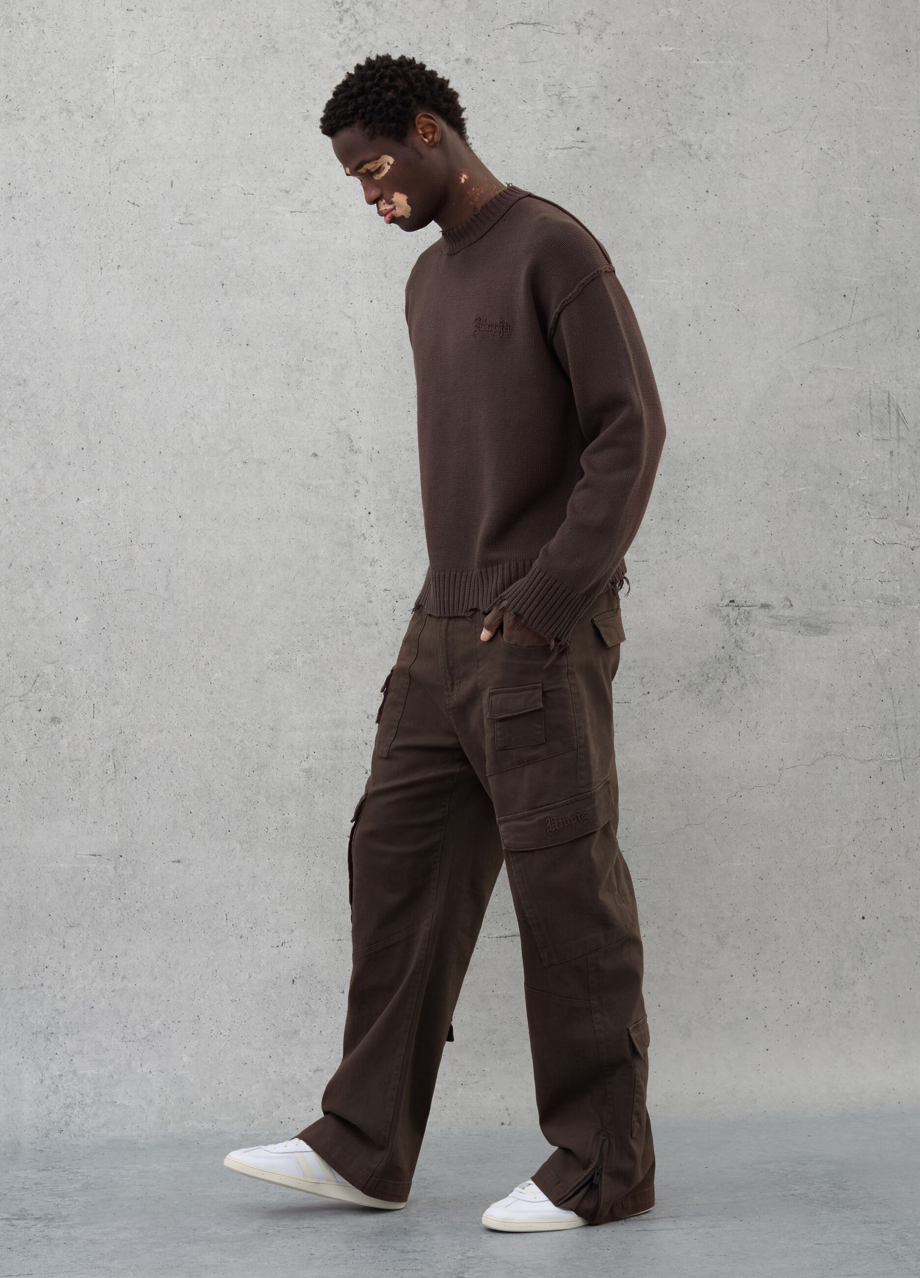 ALD Style Cargo Pant 198 Chocolate detail 4