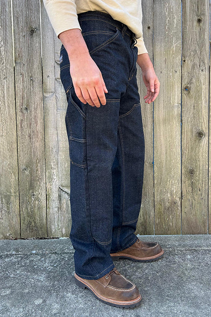 Yeezy Gap Style Double-Knee Work Pant 199 Raw Denim detail 3
