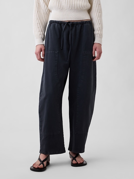 Yeezy Gap Style Double-Knee Work Pant 199 Raw Denim detail 4